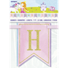 Picture of DECOR - HAPPY BIRTHDAY PENNANT BANNER WITH GLITTER - PASTEL