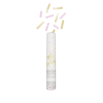 Image de OH BABY CONFETTI CANNON - PINK & GOLD