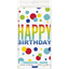 Image de TABLEWARE - RAINBOW SPOT BIRTHDAY PLASTIC TABLE COVER