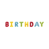 Picture of DECOR - HAPPY BALLOON BIRTHDAY LETTER BANNER - 9'