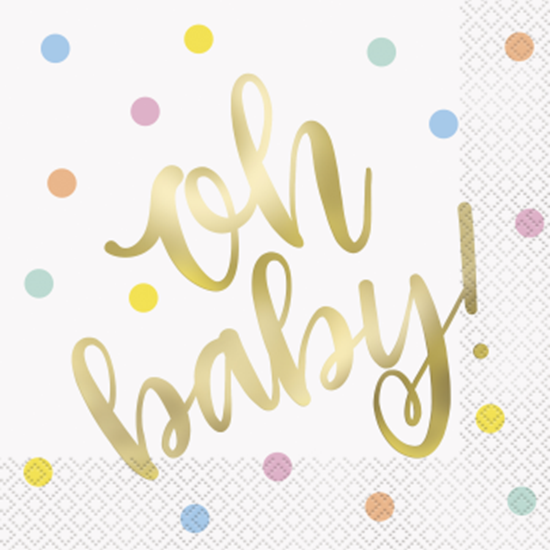 Image sur OH BABY LUNCHEON NAPKINS