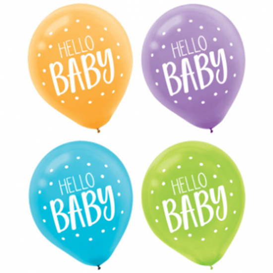 Picture of FISHER PRICE HELLO BABY 12" LATEX BALLOONS