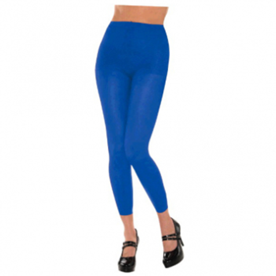 Picture of BLUE FOOTLESS TIGHTS - ADULT