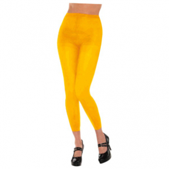 Picture of YELLOW FOOTLESS TIGHTS - ADULT
