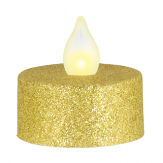 Picture of DECOR - LED TEALIGHTS - GOLD GLITTER
