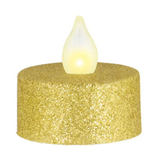 Image sur DECOR - LED TEALIGHTS - GOLD GLITTER