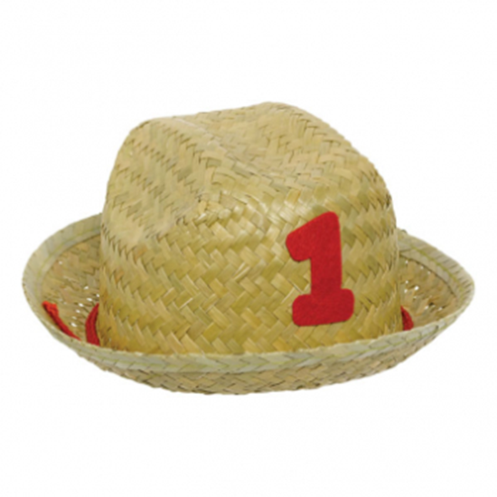 Image sur WEARABLES - 1st BIRTHDAY STRAW HAT