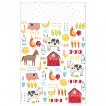 Image de BARNYARD BIRTHDAY - TABLE COVER