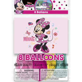 Picture of MINNIE ICONIC - 12" LATEX BALLOONS