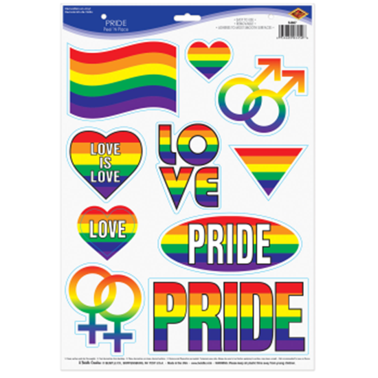 Picture of PRIDE PEEL N' PLACE DECORATIONS