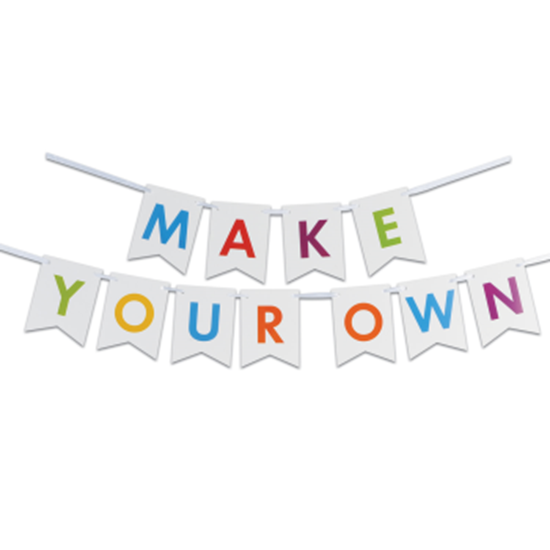 Picture of DECOR - LETTER STREAMER BANNER KIT