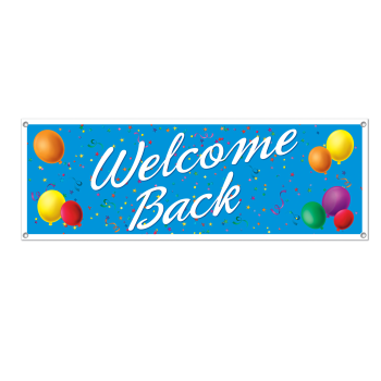 Image de WELCOME BACK SIGN BANNER