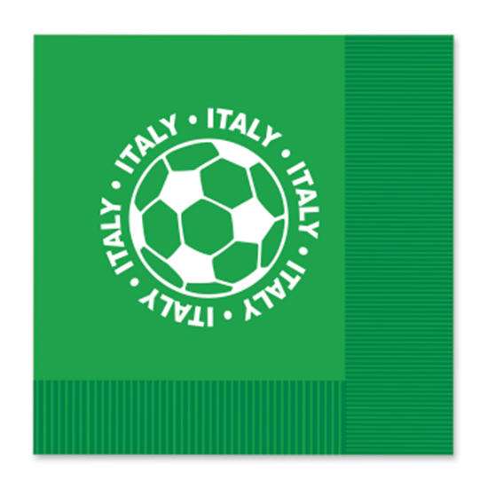 Picture of SOCCER - LUNCHEON NAPKINS - ITALY