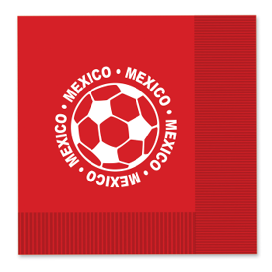 Picture of SOCCER - LUNCHEON NAPKINS - MEXICO