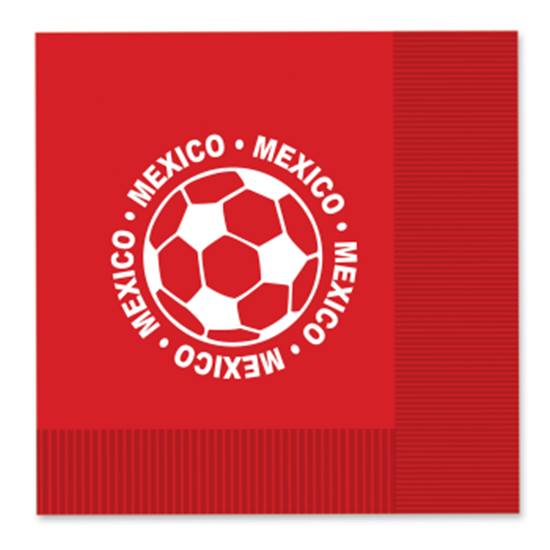 Image sur SOCCER - LUNCHEON NAPKINS - MEXICO