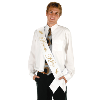 Picture of WEARABLES - PROM KING SATIN SASH