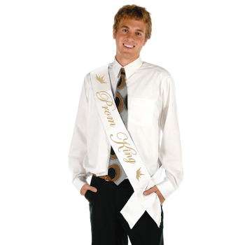 Image de WEARABLES - PROM KING SATIN SASH