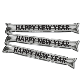 Picture of DECOR - NOISEMAKERS - METALLIC MAKE SOME NOISE PARTY STICKS - SILVER