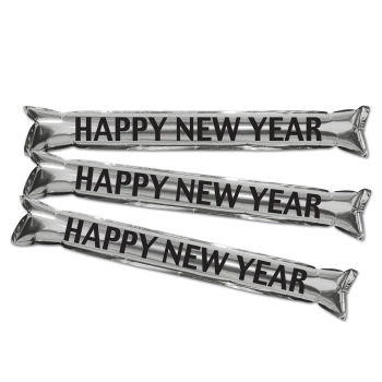 Image de DECOR - NOISEMAKERS - METALLIC MAKE SOME NOISE PARTY STICKS - SILVER