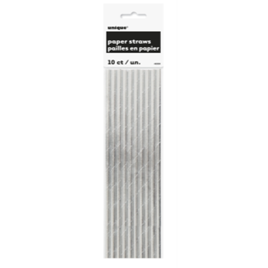 Picture of SILVER FOIL PAPER STRAW