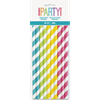 Image sur RAINBOW ASST STRIPE PAPER SMOOTHIE STRAWS - 10CT