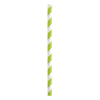Picture of RAINBOW ASST STRIPE PAPER SMOOTHIE STRAWS - 10CT