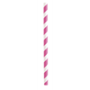 Picture of RAINBOW ASST STRIPE PAPER SMOOTHIE STRAWS - 10CT