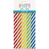 Image sur RAINBOW ASST COLOR PAPER  STRAWS - 40CT