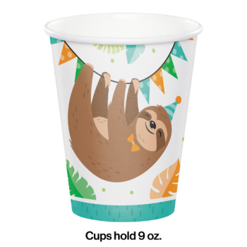 Picture of SLOTH PARTY - 9oz CUPS