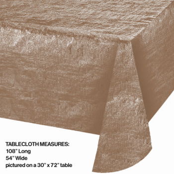 Picture of OPAL RECTANGULAR TABLE COVER - ROSE GOLD