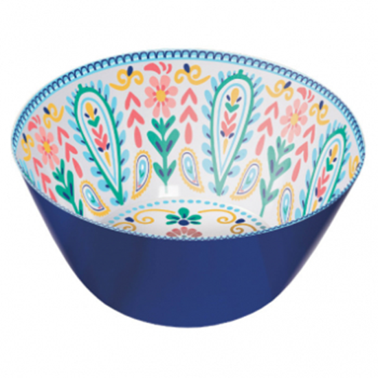 Image sur BOHO VIBES LARGE MELAMINE SALAD BOWL