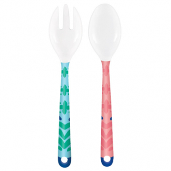 Image sur BOHO VIBES MELAMINE SALAD SERVERS