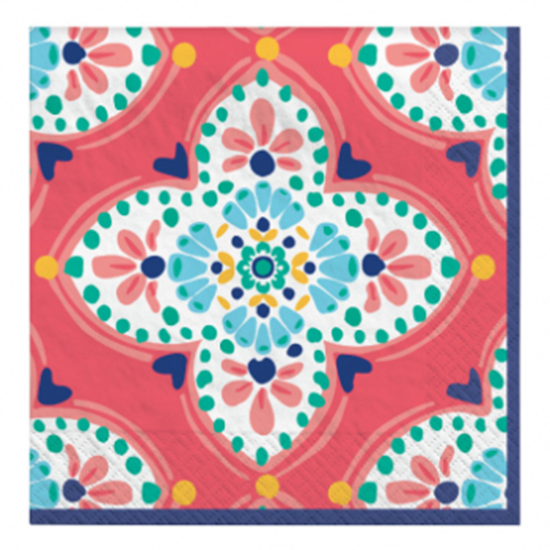 Image sur TABLEWARE - BOHO VIBES BEVERAGE NAPKINS