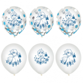 Image de FROZEN 2 - 12" CONFETTI BALLOONS