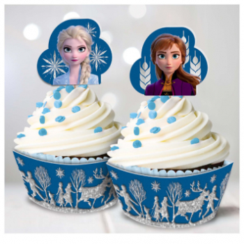 Image de FROZEN 2 - GLITTER CUPCAKE KIT