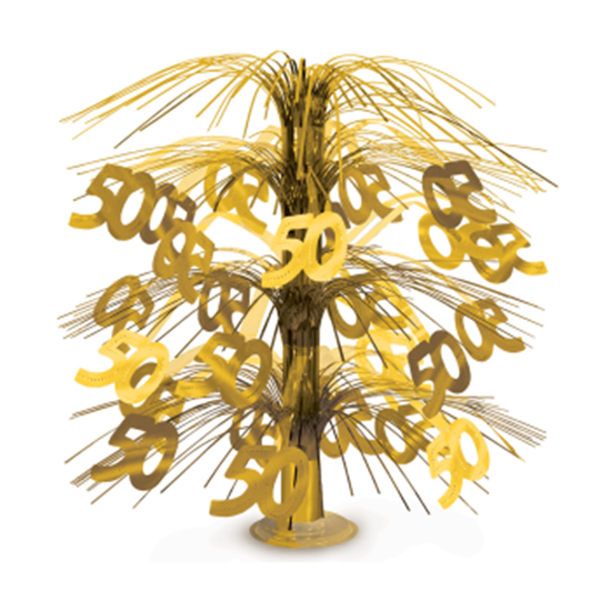 Picture of 50th GOLD CASCADE CENTERPIECE