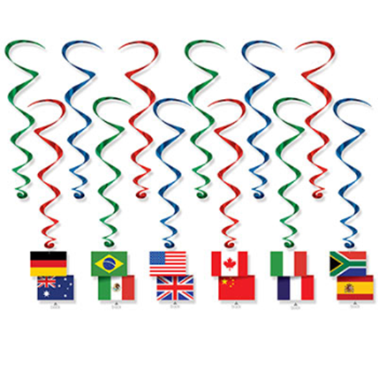 Image sur INTERNATIONAL FLAGS WHIRLS