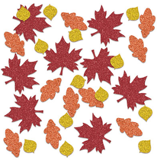 Picture of FALL LEAF DELUXE SPARKLE CONFETTI