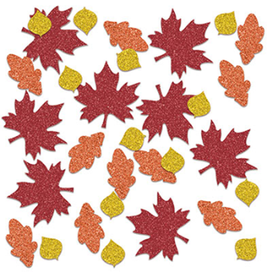 Image sur FALL LEAF DELUXE SPARKLE CONFETTI