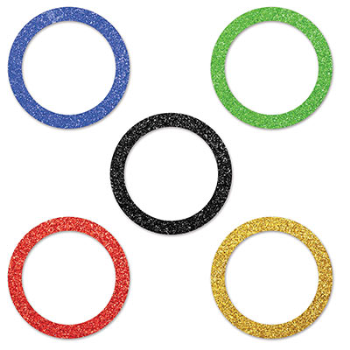 Picture of SPORTS - OLYMPIC RINGS CONFETTI