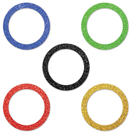 Picture of SPORTS - OLYMPIC RINGS CONFETTI
