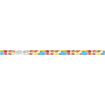 Picture of 5' GIFT WRAP - GLITZY GOLD HAPPY BIRTHDAY
