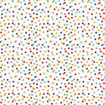 Picture of 5' GIFT WRAP - RAINBOW POLKA DOT