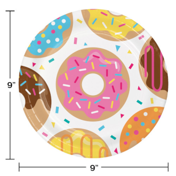 Picture of DONUT TIME - 9" PLATES