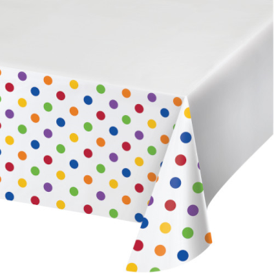 Image sur TABLEWARE - DOTS AND STRIPES MULTI COLOR - TABLE COVER