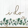 Image sur EUCALYPTUS GREEN - LUNCHEON NAPKINS - I DO