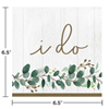 Picture of EUCALYPTUS GREEN - LUNCHEON NAPKINS - I DO