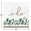 Image sur EUCALYPTUS GREEN - LUNCHEON NAPKINS - I DO