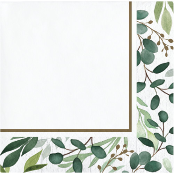 Image de EUCALYPTUS GREENS - BEVERAGE NAPKINS