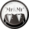 Picture of MR & MR WEDDING - 9" PLATES